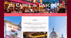 Desktop Screenshot of cadet-de-gascogne.com